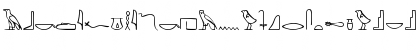 Download Egypt - nov&#56371ac Regular Font Lowercase Preview