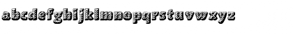 Download WoodsWorld 'Quilted' Regular Font Lowercase Preview