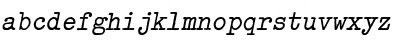 Download OldTypewriterBolObl Regular Font