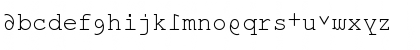 Download Cou7ier Regular Font Lowercase Preview