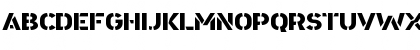 Download a Area Stencil Regular Font