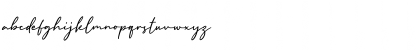 Download England Signature Regular Font Lowercase Preview