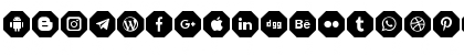 Download Font Social Media Color 2019 Regular Font