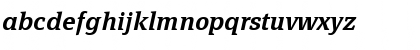 Download PageSerif-DemiBoldItalic Regular Font Lowercase Preview