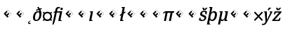 Download PageSerif-RegularItalicExp Regular Font Lowercase Preview