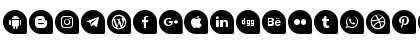 Download Icons Social Media 13 Regular Font