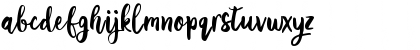 Let's Go Green Regular Font Lowercase Preview