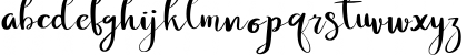 Download Lovely Day Regular Font Lowercase Preview