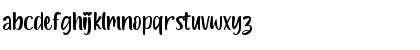Download Lovely Kids Regular Font Lowercase Preview