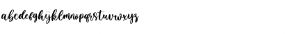 Download lovely sister Regular Font Lowercase Preview