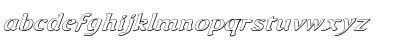Download Queen & Country 3D Italic Italic Font Lowercase Preview