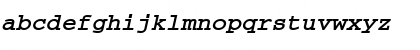 Download CourierTM Bold Italic Font