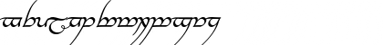Download Tengwar Annatar Alt Italic Font