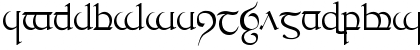 Download Tengwar Quenya-1 Regular Font