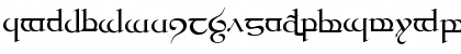 Download Tengwar Quenya Regular Font