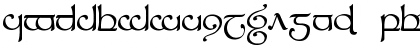 Download Tengwar Sindarin-1 Regular Font