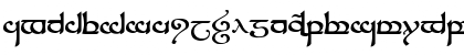 Download Tengwar Sindarin Regular Font