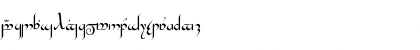 Download TengwarGandalf Medium Font
