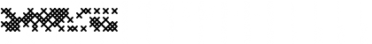 Download Cross Stitch Coarse Regular Font