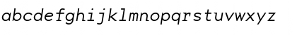 Download BaseMonoWideThinItalic Italic Font