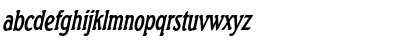 Download BeachThin BoldItalic Font Lowercase Preview