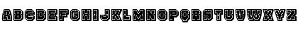 Download Enemy 3D Filled Regular Font Lowercase Preview
