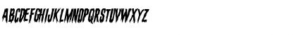 Download Eva Fangoria Staggered Italic Italic Font Lowercase Preview