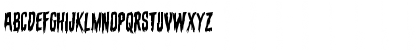 Download Eva Fangoria Staggered Rotalic Italic Font Lowercase Preview