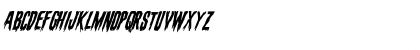 Download Eva Fangoria Super-Italic Italic Font Lowercase Preview