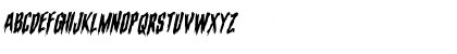 Download Eva Fangoria Warped Italic Italic Font Lowercase Preview