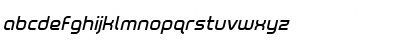 Download Fox on the Run Semi-Bold Italic Semi-Bold Italic Font Lowercase Preview