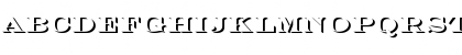 Download EngraversOnlShaDBol Regular Font Lowercase Preview