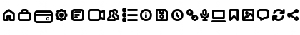 Download Iconic Pictograms Bold Font