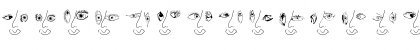 Download EyesNoseMouth Regular Font