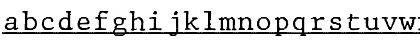 Download JMH Typewriter mono Under Regular Font