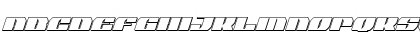 Download Joy Shark Outline Semi-ConItal Outline Semi-Condensed Italic Font