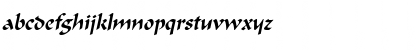 Download Flat Brush Condensed Italic Font