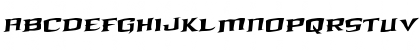 Download Kreature Kombat Staggered Rotalic Italic Font