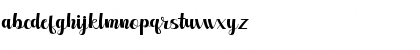 leonie Regular Font Lowercase Preview