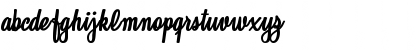 Download Loveland Personal Use Regular Font Lowercase Preview