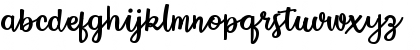 Download Lovely Summer Personal Use Regular Font Lowercase Preview