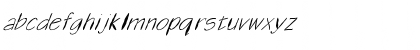 Download FZ HAND 1 MANGLED ITALIC Normal Font