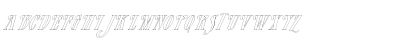 Download FZ JAZZY 23 HOLLOW ITALIC Normal Font