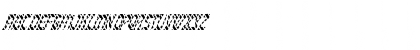 Download FZ UNIQUE 27 STRIPED ITALIC Normal Font