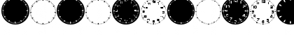 Download GA Clock Dial Round Regular Font