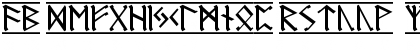 Download Germanic Runes-1 Regular Font