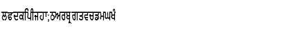 Download GurmukhiLys 010 Condensed Normal Font