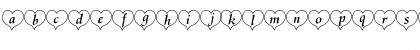 Download HeartWhite Becker Normal Font