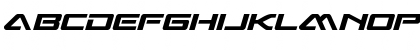 Download Sabre Shark Semi-Straight Regular Font