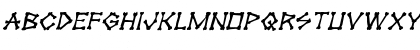 Download xBONES Rough Italic Italic Font